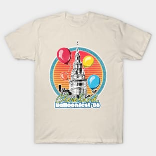 Cleveland Balloonfest 86 / Vintage Style Faded Design T-Shirt